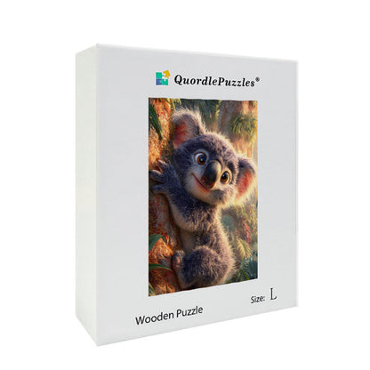 Cute Koala Wooden Jigsaw Puzzle