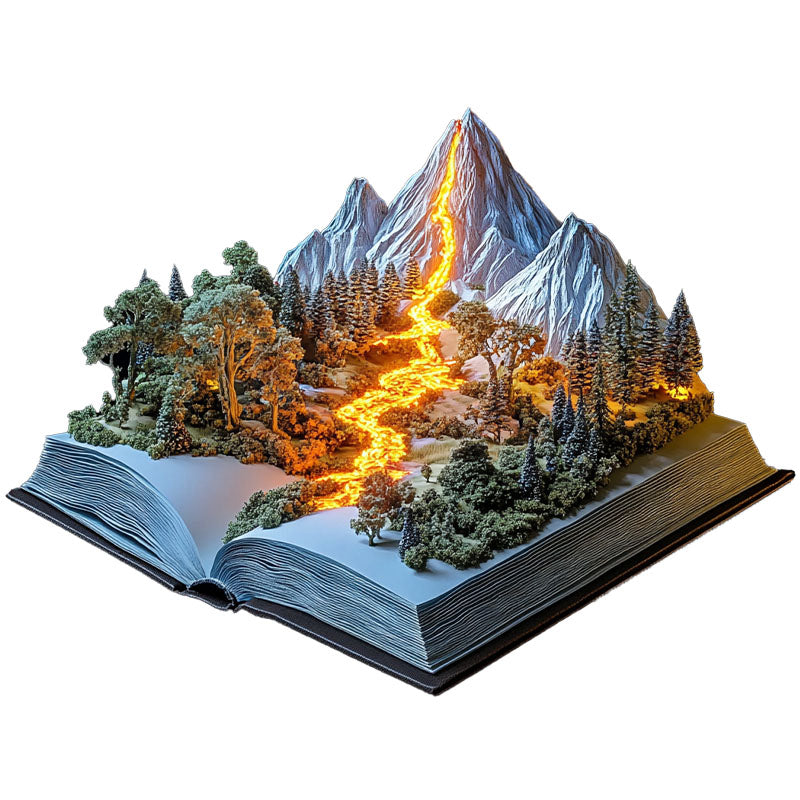 3D Mountain Sunset Wooden Jigsaw Puzzle