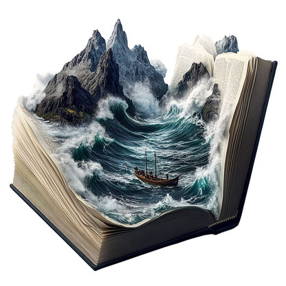 3D Oceanic Storm Wooden Jigsaw Puzzle