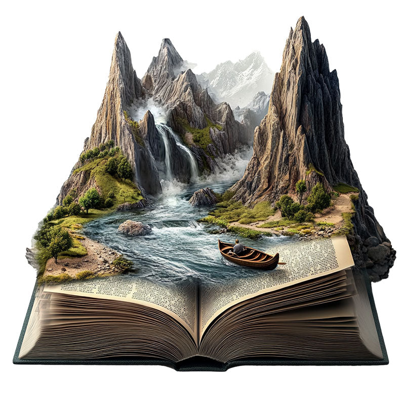 3D Mountain River Passage Wooden Jigsaw Puzzle