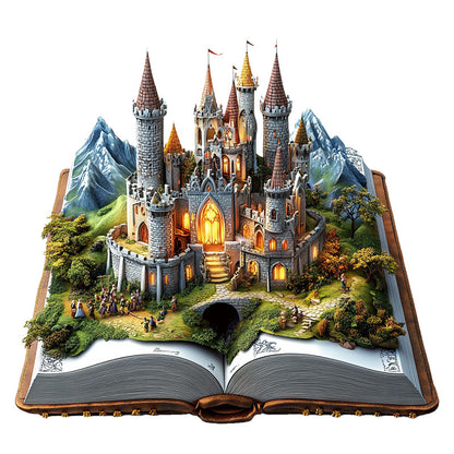 3D Enchanted Castle Wooden Jigsaw Puzzle