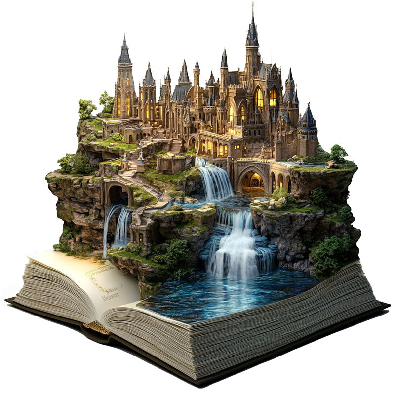 3D Gothic Castle Wooden Jigsaw Puzzle