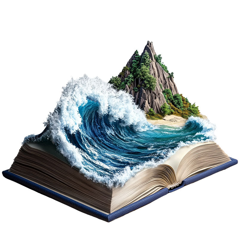 3D Ocean Wave Wooden Jigsaw Puzzle