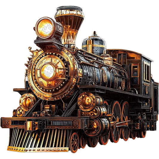 3D Steam Locomotive Wooden Jigsaw Puzzle