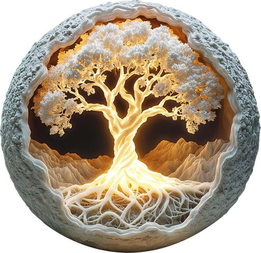 3D Glowing Tree Wooden Jigsaw Puzzle