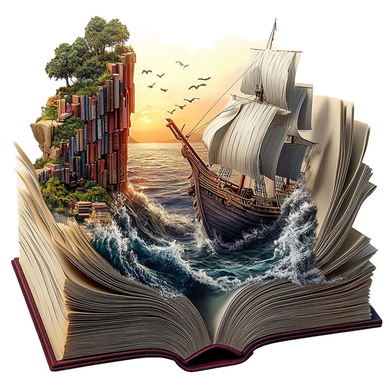 3D Ancient Ship Adventure Wooden Jigsaw Puzzle