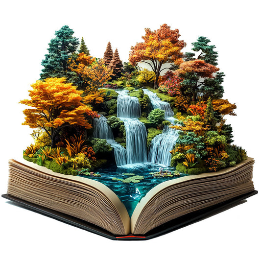 3D Majestic Waterfalls Wooden Jigsaw Puzzle