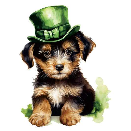 🔥LAST DAY 92% -Watercolor Saint Patrick's day Puppy