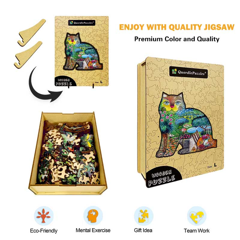 🔥LAST DAY 92% -Sakura Wooden Jigsaw Puzzle