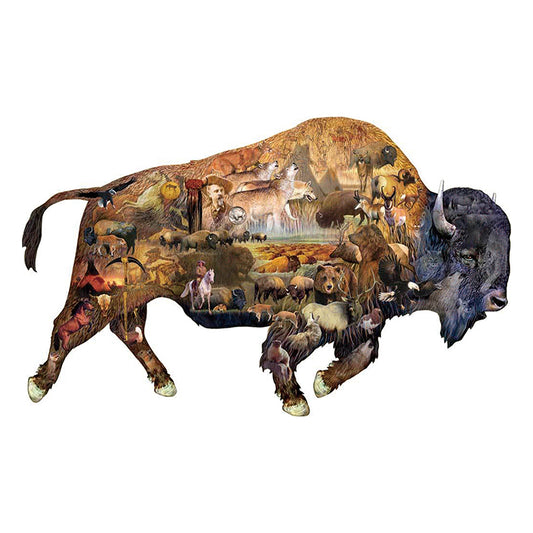 🔥LAST DAY 89% -Prairie Dweller Wooden Jigsaw Puzzle