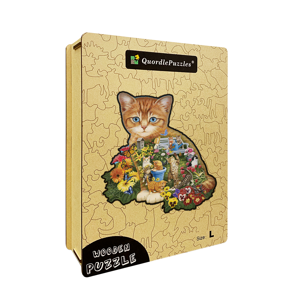Garden Cat Jigsaw Puzzle