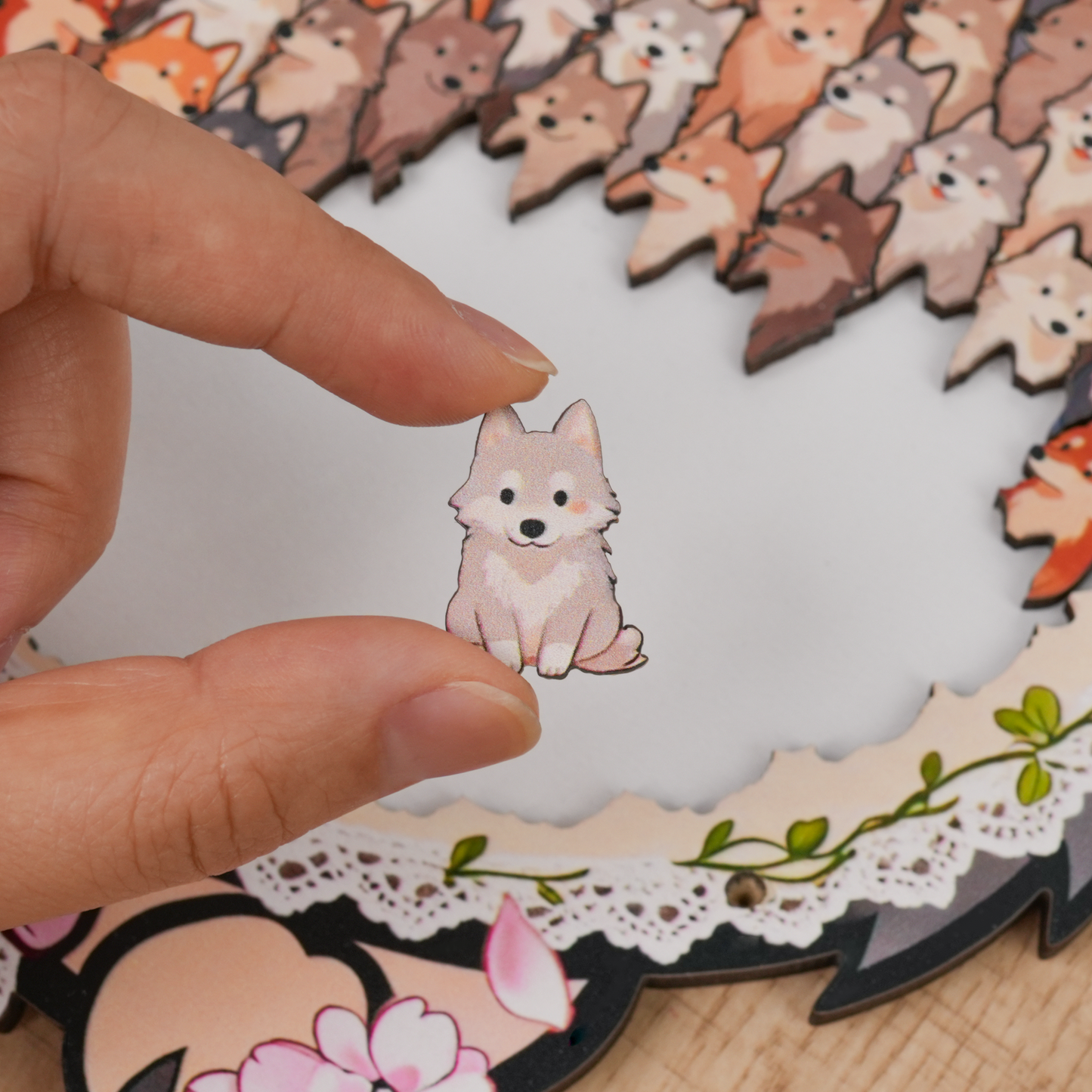 Wolf Pack Gathering Display Puzzle