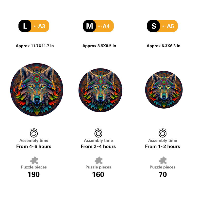 🔥Last Day 86% OFF-Mandala Volk Wooden Jigsaw Puzzle