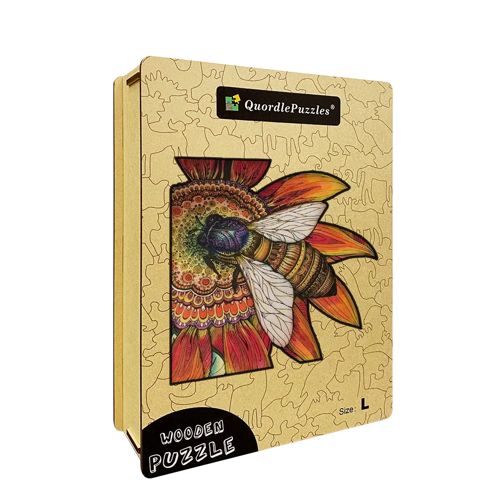 Bees Wooden Jigsaw Puzzle