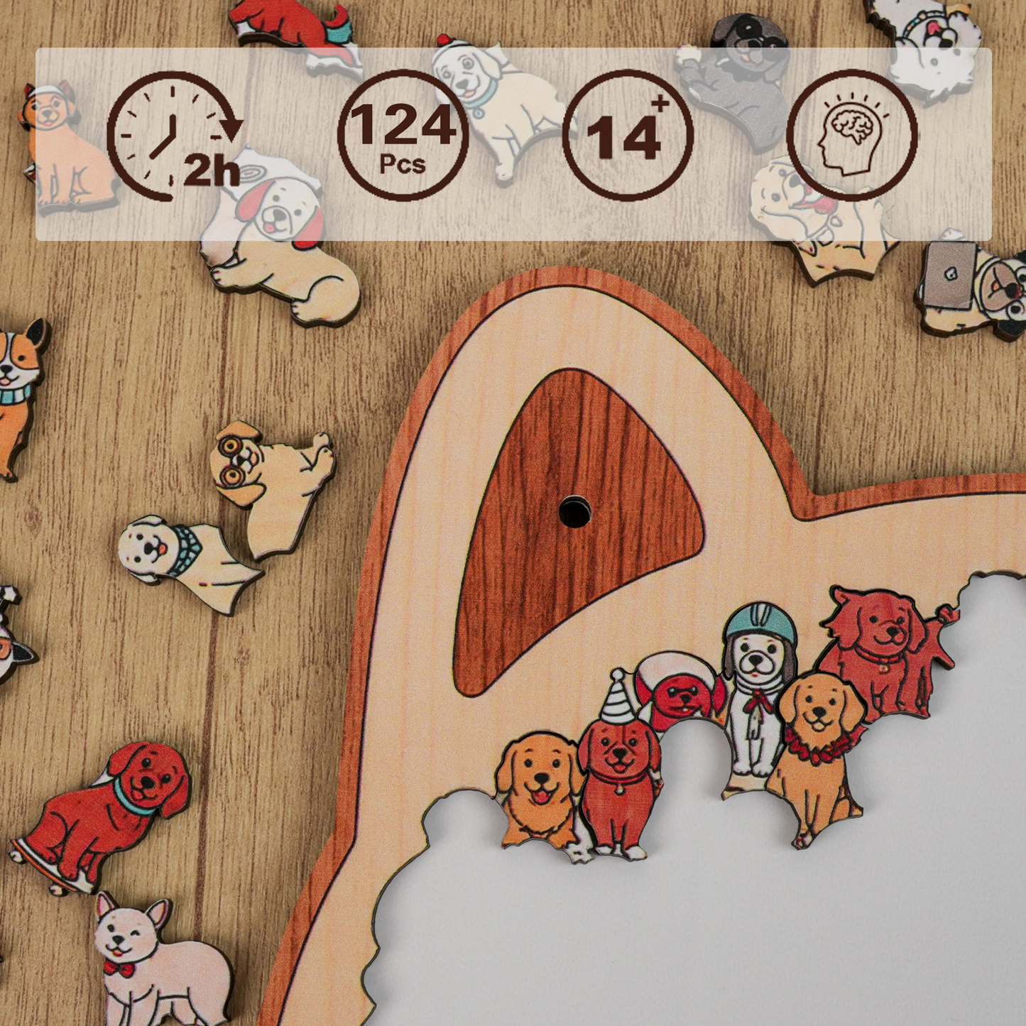 The Ultimate Dog Party Gathering Display Puzzle