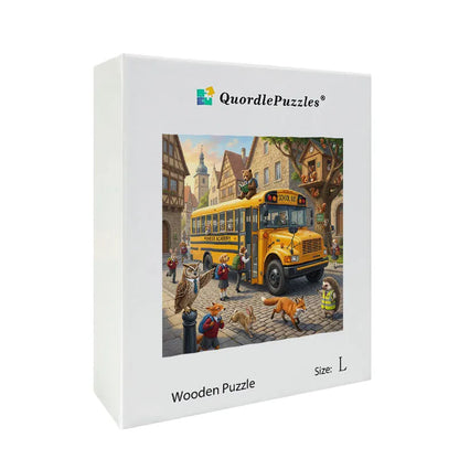 Forest Academy Morning Wooden Jigsaw Puzzle