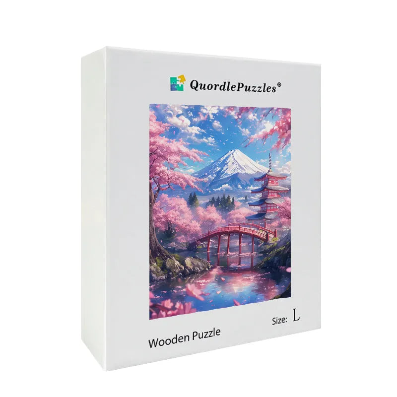 Japanese Spring Wooden Jigsaw Puzzle