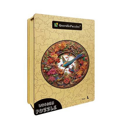 🔥Last Day 83% OFF-Bird and Bloom Wooden Jigsaw Puzzle