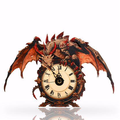 Dragon’s Watch Timepiece Wooden Clock Puzzle