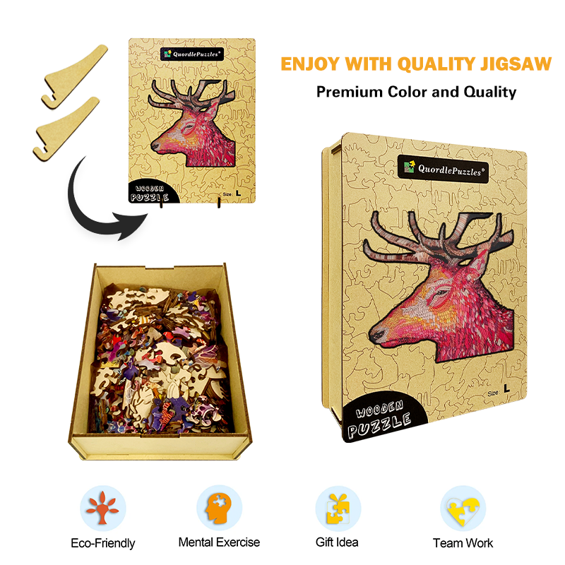 Red Elk Jigsaw Puzzle