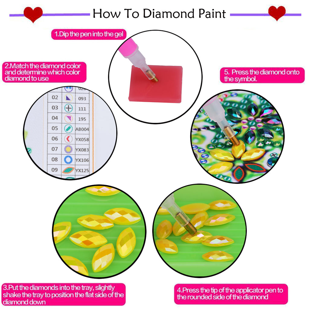 DIY Header Diamond Painting Untersetzer