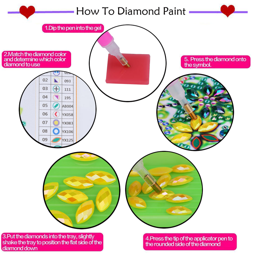 Gör-det-själv Animal I Diamond Painting Coasters